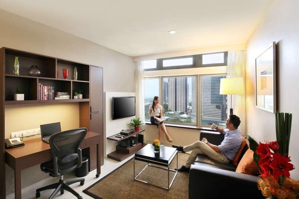 Parkroyal Serviced Suites Singapur Habitación foto