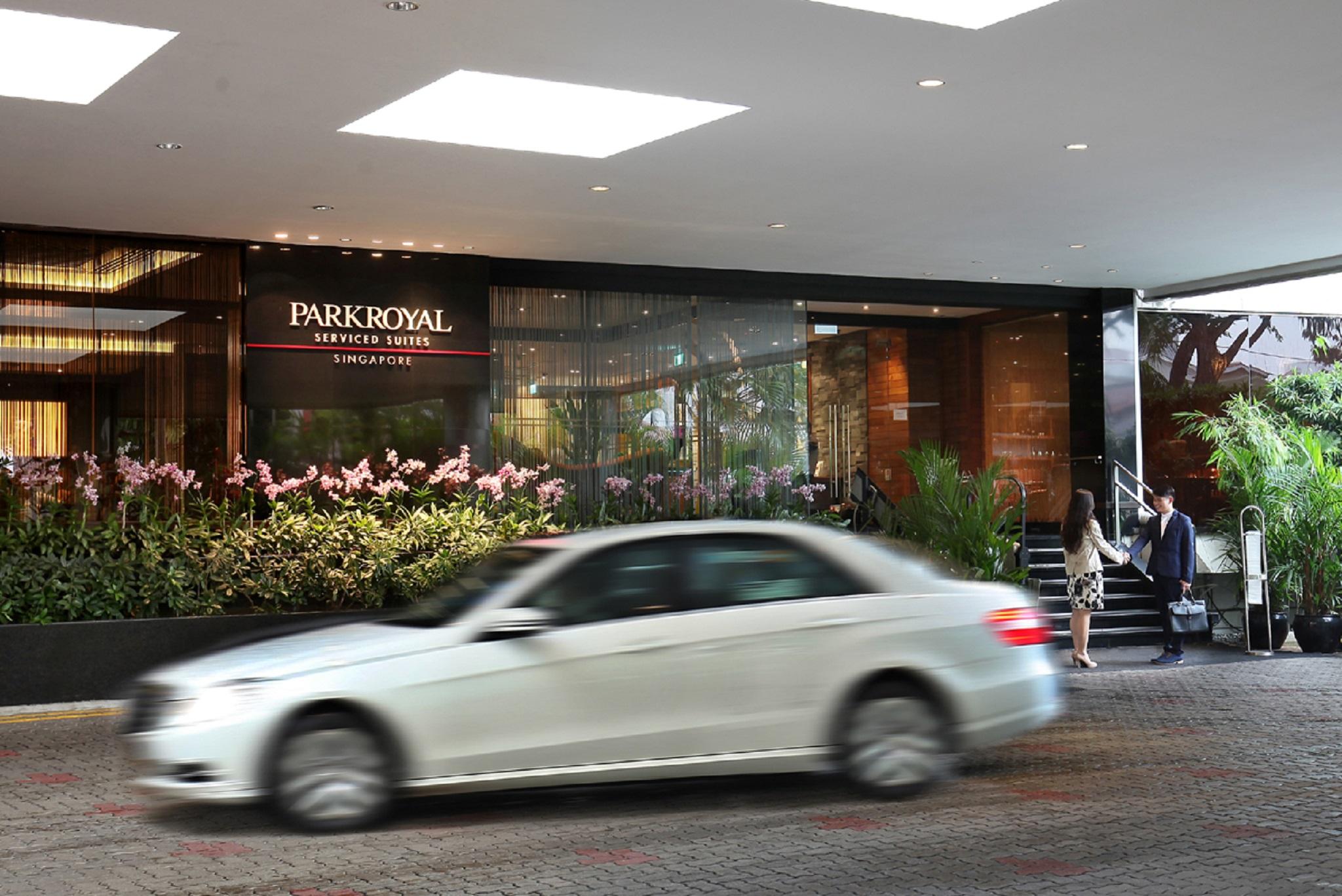 Parkroyal Serviced Suites Singapur Exterior foto